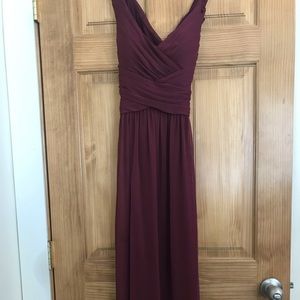Wine colored bridesmaid dress for sandysandy23